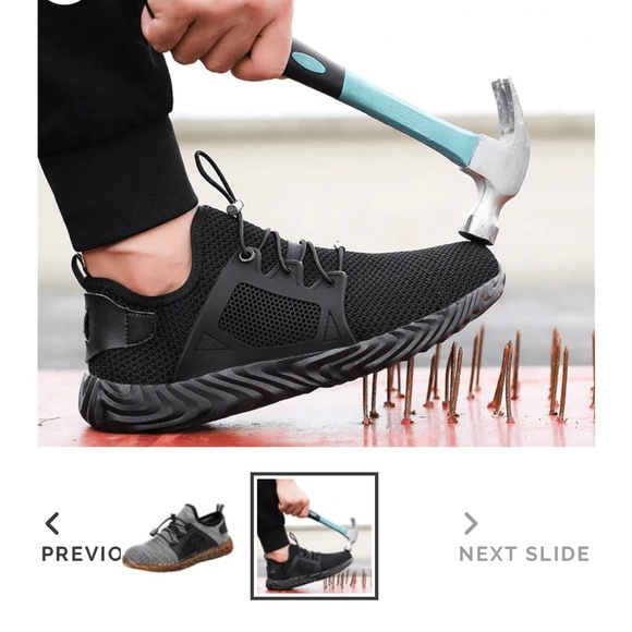 NEW - The Invincible Shoe - Athletic Work Shoe - Size 8 - Picture 2 of 12